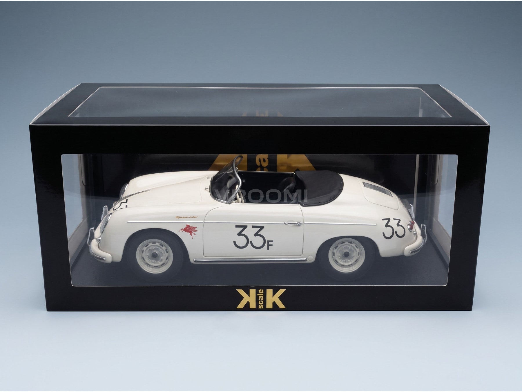 Porsche 356A Speedster No. 33 1955 White KK Scale 1:12 scale model - original packaging