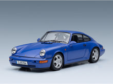 Porsche 911 964 RS Coupé 1992 Blue Cup Rims KK Scale 1:12 scale model - front three-quarter view