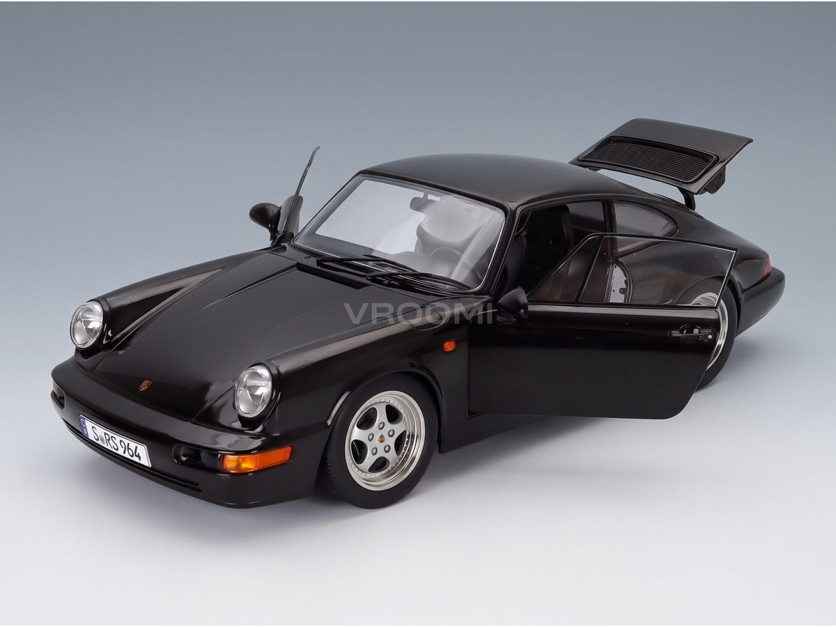Porsche 911 964 RS Coupé Speedline Rims 1992 Black KK Scale 1:12 scale model - opening parts