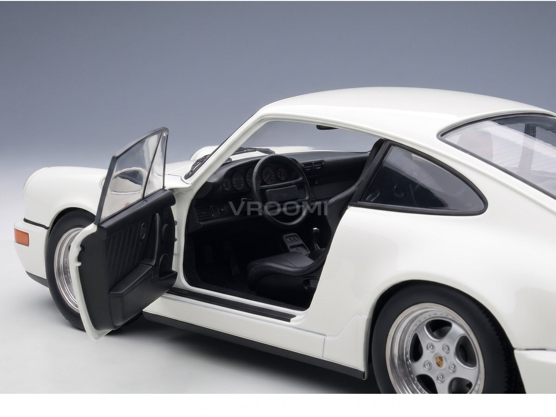 Porsche 911 964 RS Coupé Speedline Rims 1992 White KK Scale 1:12 scale model - interior