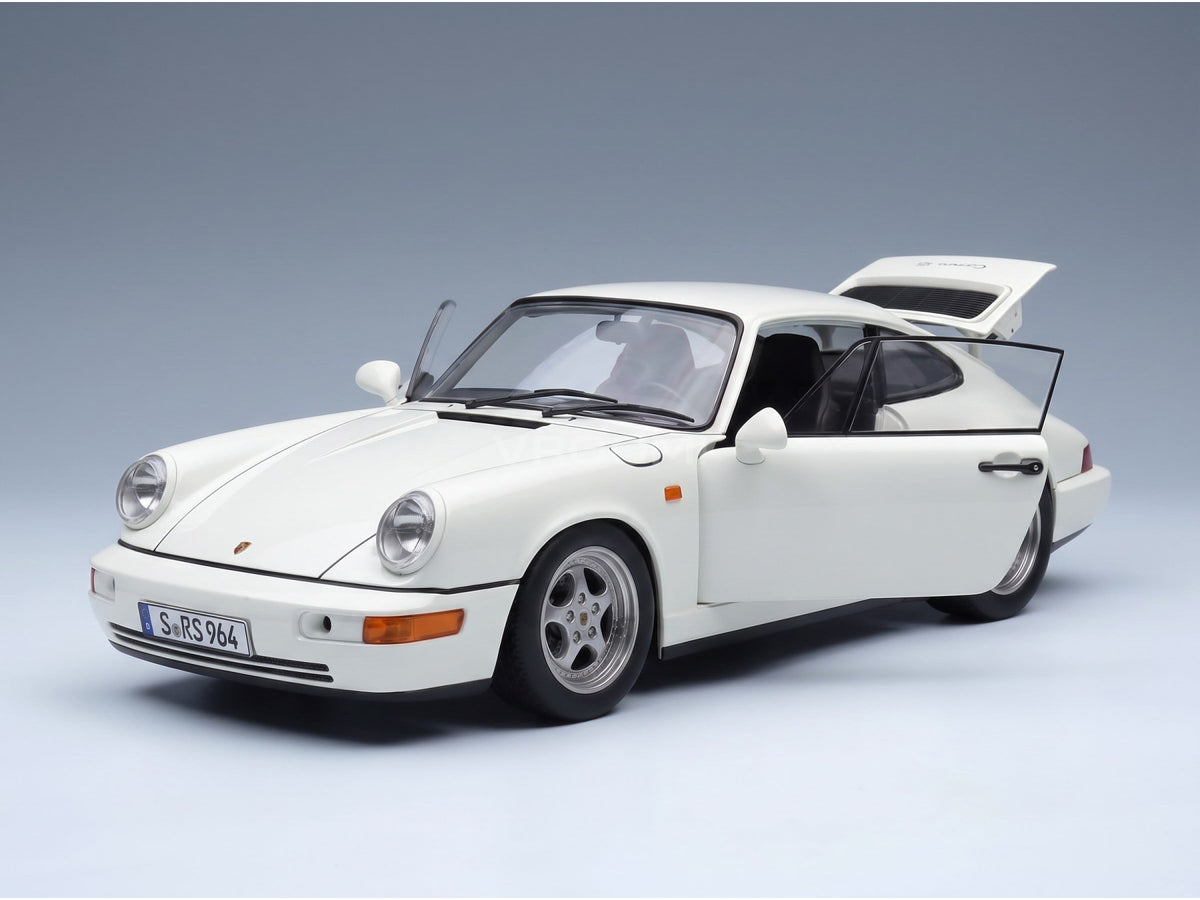 Porsche 911 964 RS Coupé Speedline Rims 1992 White KK Scale 1:12 scale model - opening parts