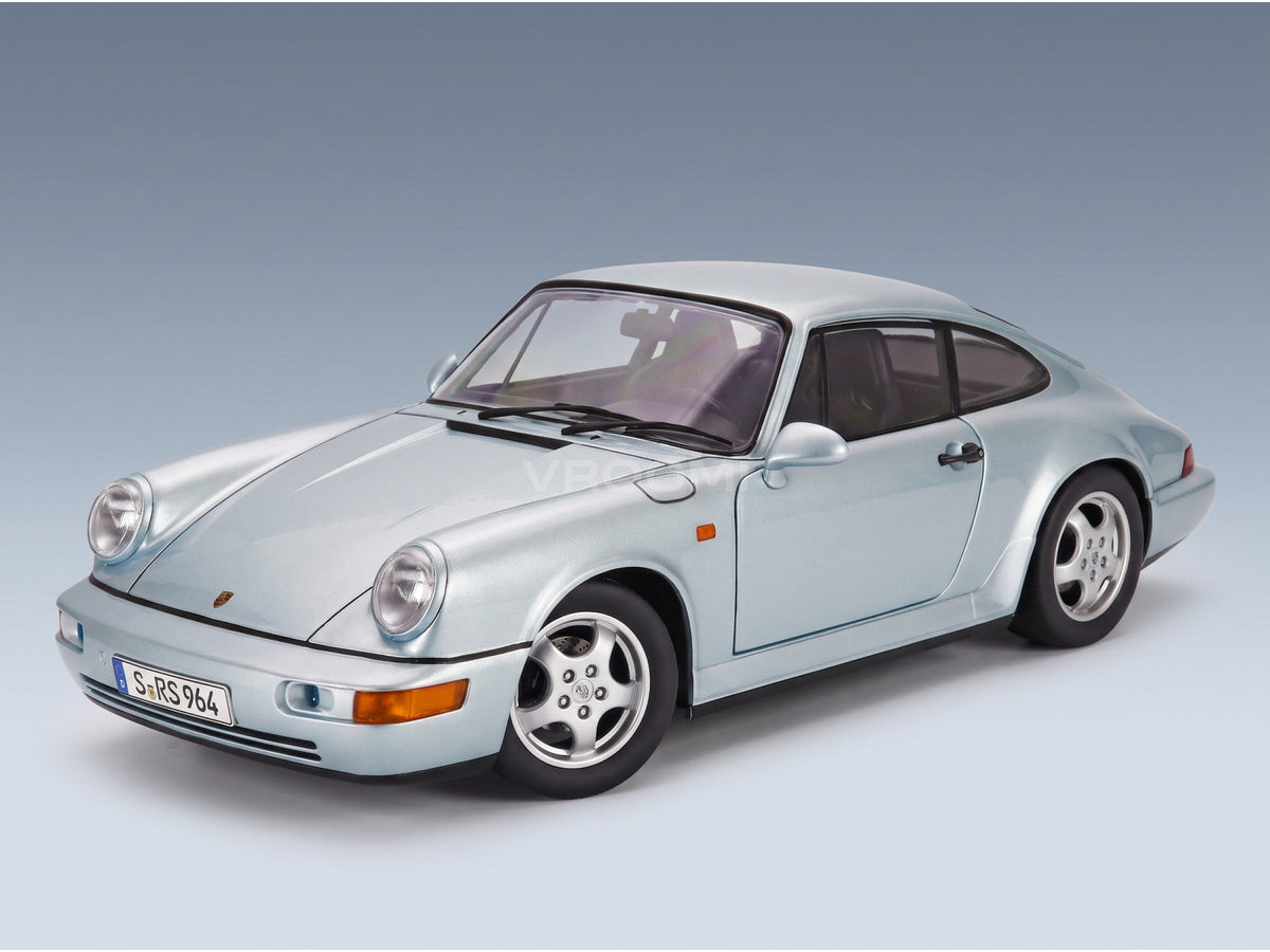 Porsche 911 964 RS with Cup Rims 1992 Polar White KK Scale 1:12 scale model - front three-quarter view