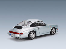 Porsche 911 964 RS with Cup Rims 1992 Polar White KK Scale 1:12 scale model - rear three-quarter view