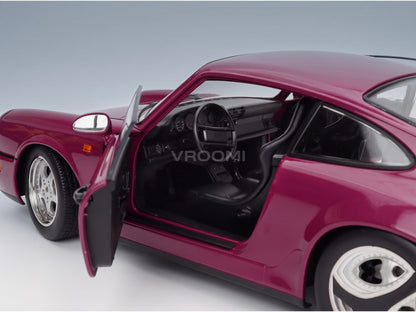 Porsche 911 964 RS with Speedline Rims 1992 Ruby Red KK Scale 1:12 scale model - interior