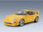 Porsche 911 993 GT2 Coupé 1996 Yellow Speedline Rims KK Scale 1:12 scale model - front three-quarter view