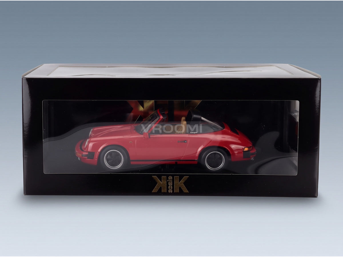 Porsche 911 SC Targa 1983 Red KK Scale 1:18 scale model - original packaging