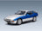 Porsche 924 Turbo Coupé 1986 Silver Blue Metallic KK Scale 1:18 scale model - front three-quarter view