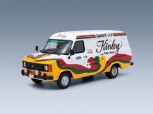 Ford Transit MkII Van Kinley Team Belgium 1978 IXO Models 1:43 scale model - front three-quarter view