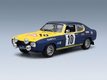Ford Capri 2600 RS No. 10 W. Rohrl Rally Rajd Polski 1972 IXO Models 1:43 scale model - front three-quarter view