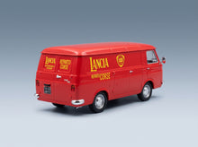 Fiat 238 Furgone Van 1S Rally Assistance Lancia Reparto Corse 1971 IXO Models 1:43 scale model - front three-quarter view, top down