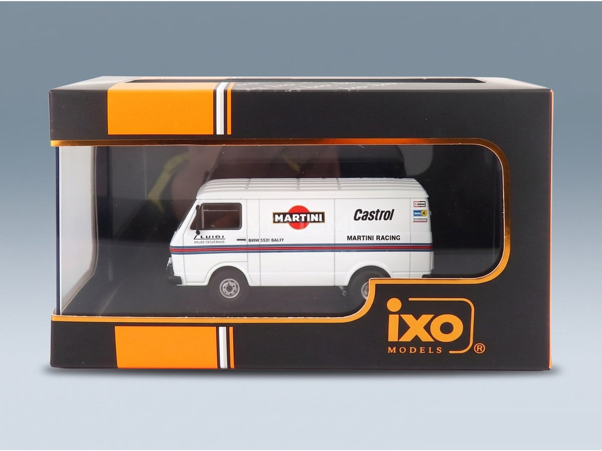 Volkswagen LT28 Van SWB Team Martini Rally Assistance 1975 IXO Models 1:43 scale model - original packaging
