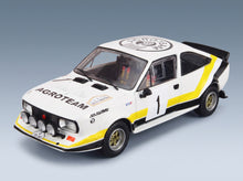 Skoda 160RS MTX No. 1 V. Blahna P. Scovanek Rally Sumava 1984 Night Version IXO Models 1:43 scale model - front three-quarter view