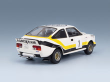 Skoda 160RS MTX No. 1 V. Blahna P. Scovanek Rally Sumava 1984 Night Version IXO Models 1:43 scale model - front three-quarter view, top down