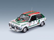 Fiat Ritmo 75 Abarth Alitalia No. 7 Per Eklund Hans Sylvan Rally Monte Carlo 1979 Night Version IXO Models 1:43 scale model - front three-quarter view