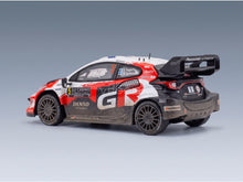 Toyota GR Yaris Rally1 Hybrid Toyota Gazoo Racing WRT No. 5 Sami Pajari Rally Monte-Carlo 2026 Dirty Version IXO Models 1:43 scale model - rear three-quarter view