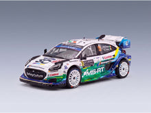 Ford Puma Rally1 M-Sport Ford No. 55 McErlean Treacy Rally Monte-Carlo 2026 IXO Models 1:43 scale model - front three-quarter view