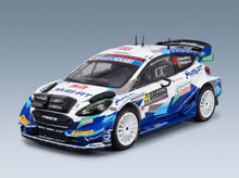 Ford Fiesta WRC No. 44 G. Greensmith E. Edmondson Rally Monte Carlo 2021 IXO Models 1:43 scale model - front three-quarter view