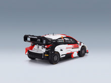Toyota Yaris GR Rally1 Team Toyota Gazoo Racing WRT No. 18 T. Katsuta A. Johnston 8th Rally Monte Carlo 2022 IXO Models 1:43 scale model - rear three-quarter view