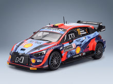 Hyundai i20 Coupe WRC Mobis No. 11 T. Neuville M. Wydaeghe Rally Monte Carlo 2022 IXO Models 1:43 scale model - front three-quarter view