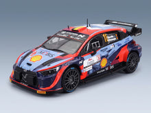 Hyundai i20 Coupe WRC Mobis No. 11 T.Neuville M.Wydaeghe Rally Croatia 2022 IXO Models 1:43 scale model - front three-quarter view