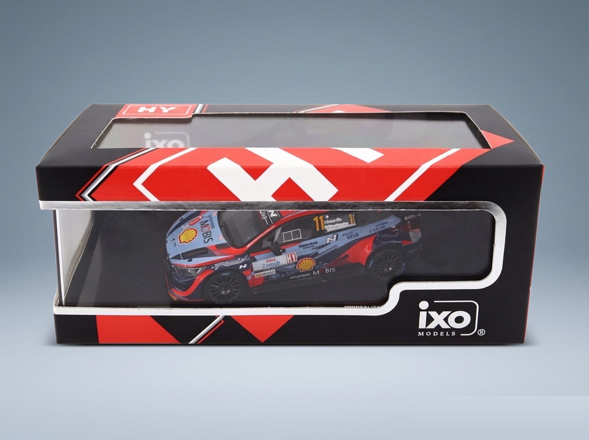 Hyundai i20 Coupe WRC Mobis No. 11 T.Neuville M.Wydaeghe Rally Croatia 2022 IXO Models 1:43 scale model - original packaging