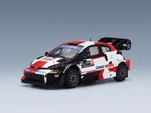 Toyota Yaris GR Rally1 Toyota Gazoo Racing WRT No. 1 Sebastian Ogier Benjamin Veillas 4th Rally Safari Kenya 2022 IXO Models 1:43 scale model - front three-quarter view