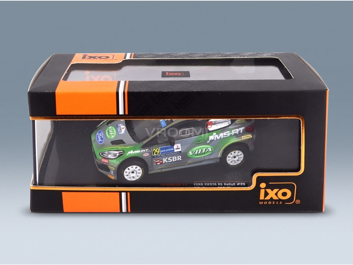 Ford Fiesta RS Rally2 No. 29 J. Huttunen M. Lukka Rally Estonia 2022 IXO Models 1:43 scale model - original packaging