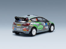 Ford Fiesta RS Rally2 No. 29 J. Huttunen M. Lukka Rally Estonia 2022 IXO Models 1:43 scale model - rear three-quarter view