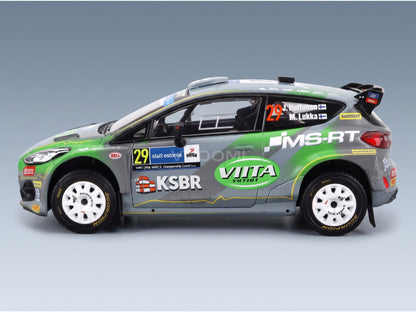 Ford Fiesta RS Rally2 No. 29 J. Huttunen M. Lukka Rally Estonia 2022 IXO Models 1:43 scale model - side view