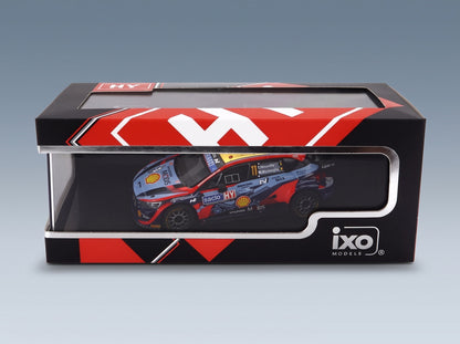 Hyundai i20 Coupe WRC Mobis No. 11 T.Neuville M.Wydaeghe Rally Finland 2022 IXO Models 1:43 scale model - original packaging