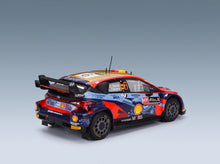 Hyundai i20 Coupe WRC Mobis No. 6 D.Sordo C.Carrera 3rd Rally Acropolis 2022 IXO Models 1:43 scale model - rear three-quarter view