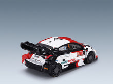 Toyota Yaris GR Rally1 Toyota Gazoo Racing WRT No. 3 Esapekka Lappi Janne Ferm Rally Ypres 2022 IXO Models 1:43 scale model - rear three-quarter view