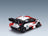 Toyota Yaris GR Rally1 Toyota Gazoo Racing WRT No. 3 Esapekka Lappi Janne Ferm Rally Ypres 2022 IXO Models 1:43 scale model - rear three-quarter view