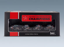 Toyota Yaris GR Hybrid Team Toyota Gazoo Racing WRT No. 17 2nd No. 18 4th No. 33 Winner Rally Japan No. 69 Winner Rally Latvia FIA Champions 2024 Set 4x IXO Models 1:43 scale model - original packaging