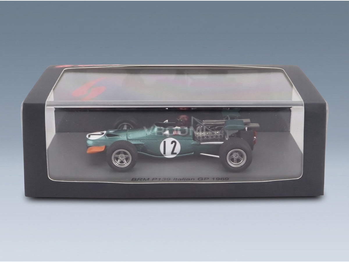 BRM F1 139 No. 12 Jackie Oliver Italy GP 1969 Spark Model 1:43 scale model - original packaging