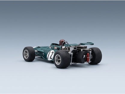 BRM F1 139 No. 12 Jackie Oliver Italy GP 1969 Spark Model 1:43 scale model - rear three-quarter view
