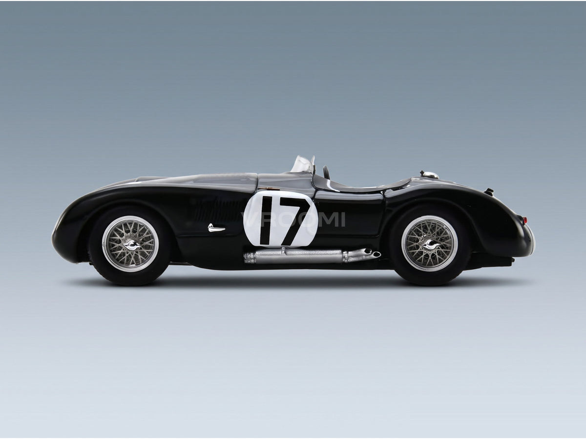 Jaguar C-Type Team Jaguar Cars Ltd No. 17 Moss Walker 2nd 24h Le Mans 1953 Spark Model 1:43 scale model - side view