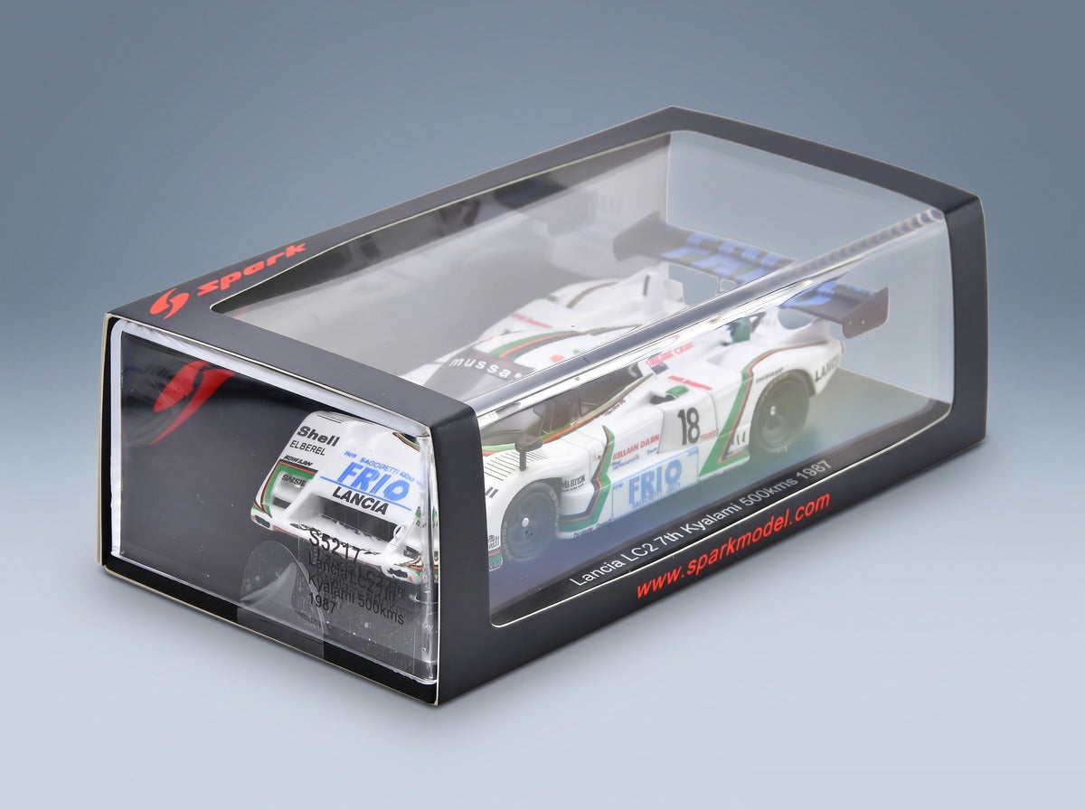 Lancia LC2 Konrad Motorsport No. 18 Konrad Frey 500km Kyalami 1987 Spark Model 1:43 scale model - original packaging