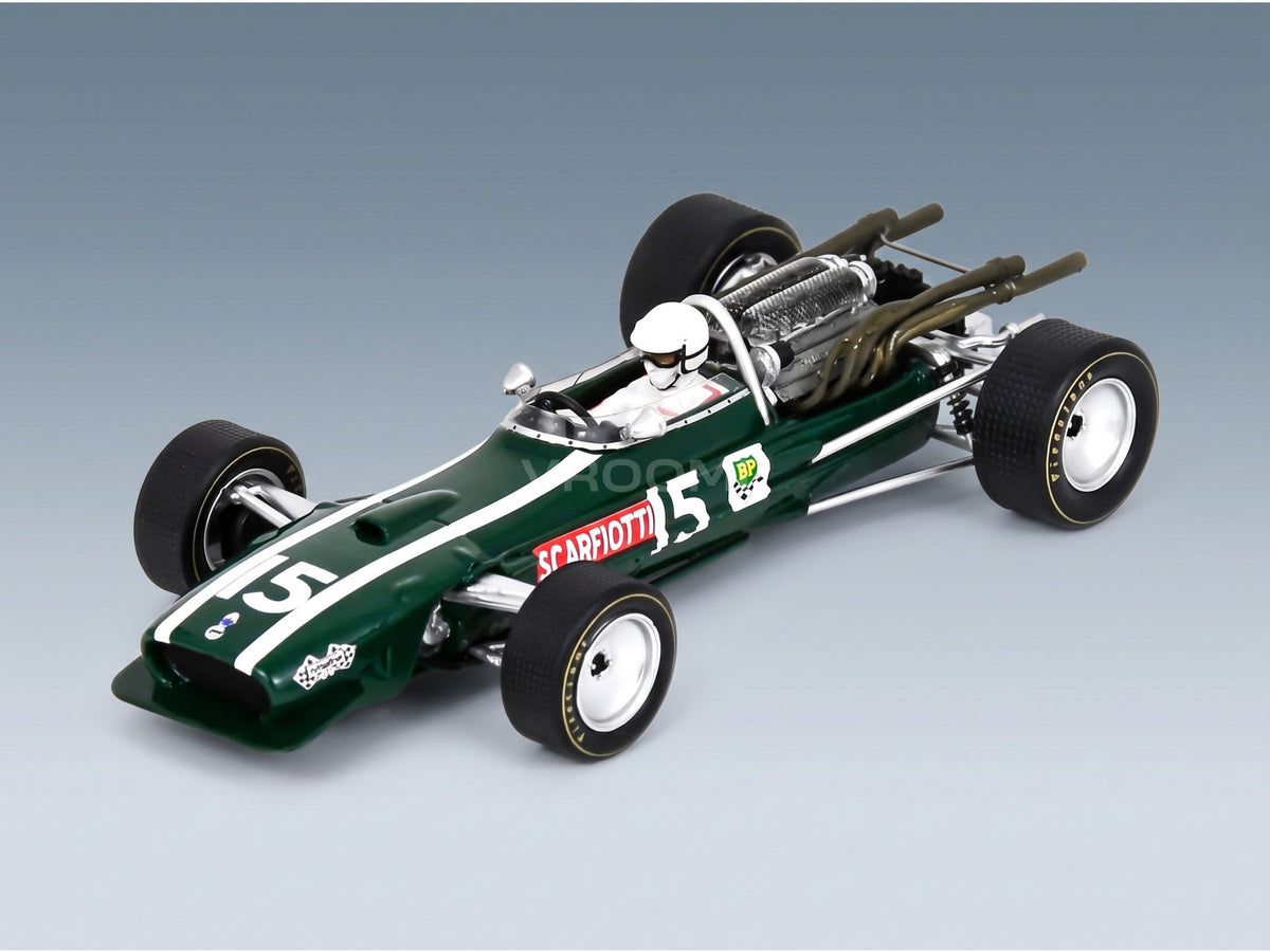 Cooper T86 No. 15 Ludovico Scarfiotti South Africa GP 1968 Spark Model 1:43 scale model - front three-quarter view