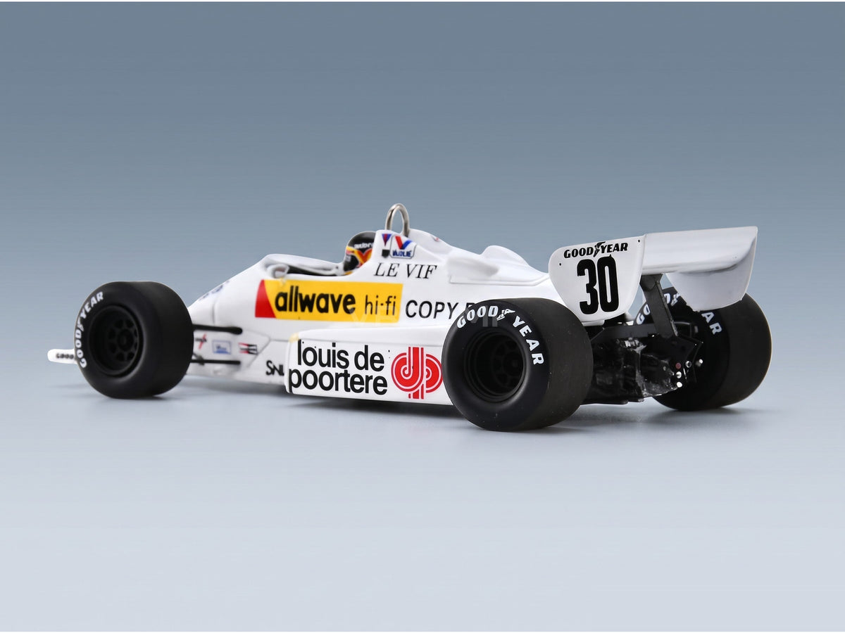 Arrows A6 Arrows Racing Team No. 30 Thierry Boutsen Dutch GP 1983 Spark Model 1:43 scale model - rear three-quarter view