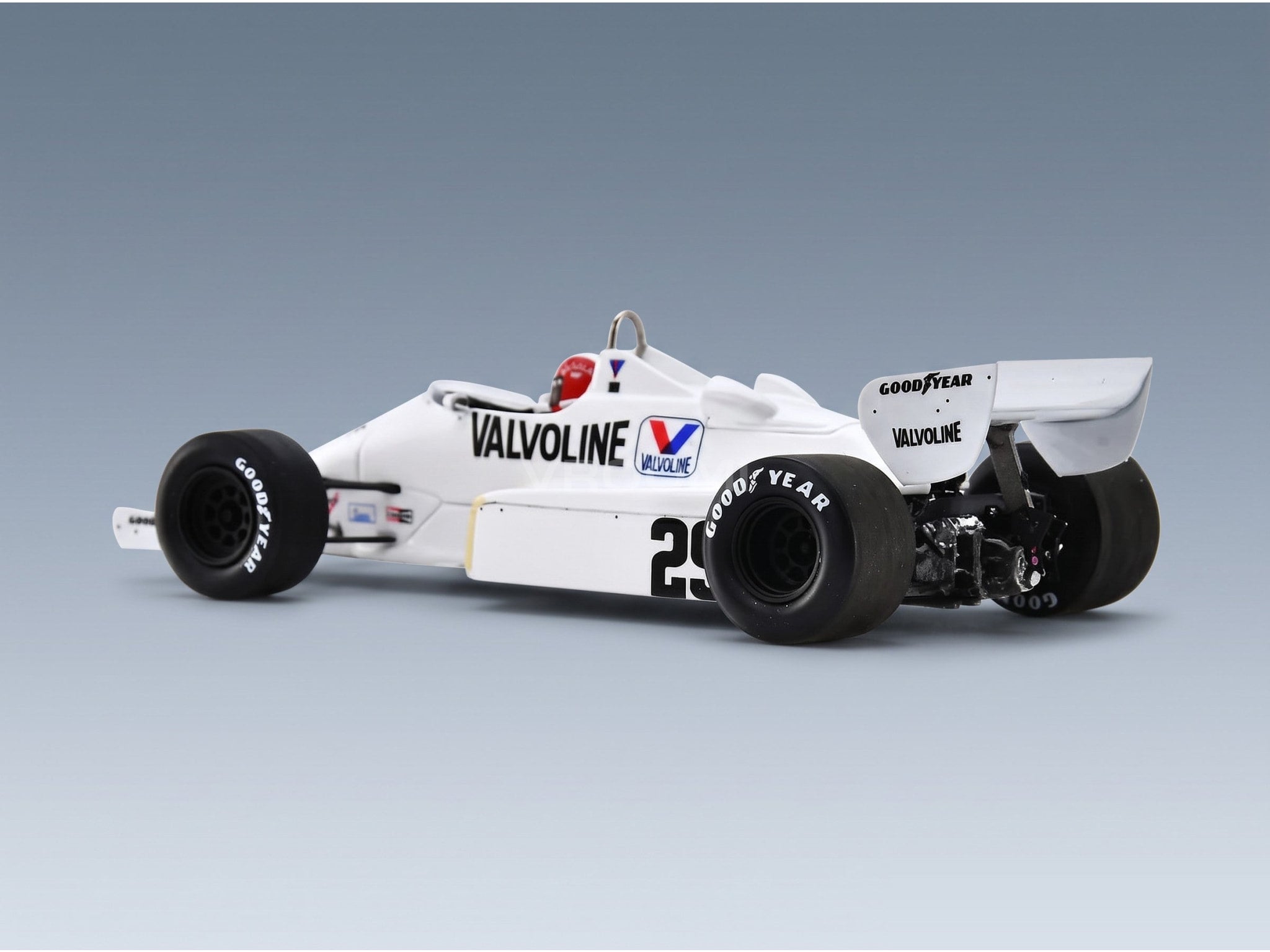 Arrows A6 Arrows Racing Team No. 29 Marc Surer Holland GP 1983 Spark Model 1:43 scale model - rear three-quarter view