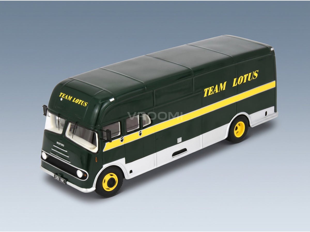 Bedford Truck Team Lotus Car Transporter 1961 Spark Model 1:43 scale model - rear three-quarter view