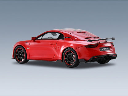 Alpine A110 Radicale 70 Coupé 2024 Red Spark Model 1:43 scale model - rear three-quarter view