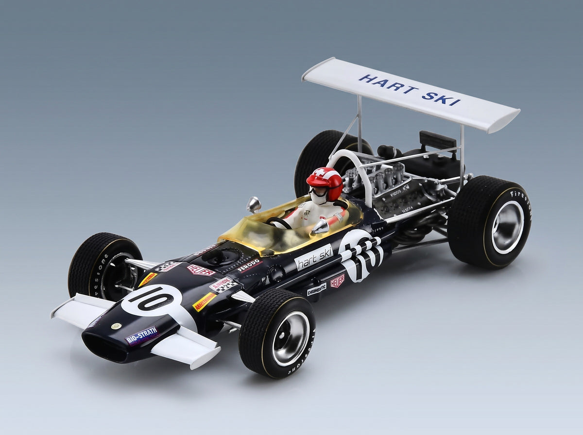 Lotus 49B Rob Walker Racing Team No. 10 Jo Siffert Spanish GP 1968 Spark Model 1:43 scale model - front three-quarter view