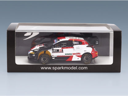 Toyota Yaris GR Rally1 Team Toyota Gazoo Racing WRT No. 4 Lappi Ferm 3rd Rally Sweden 2022 Spark Model 1:43 scale model - original packaging