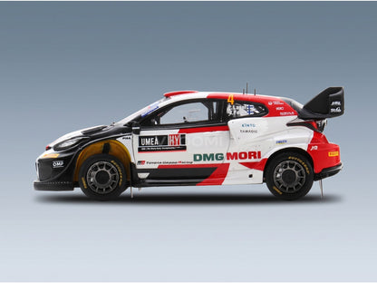 Toyota Yaris GR Rally1 Team Toyota Gazoo Racing WRT No. 4 Lappi Ferm 3rd Rally Sweden 2022 Spark Model 1:43 scale model - side view