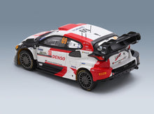 Toyota Yaris GR Hybrid Rally1 Team Toyota Gazoo Racing WRT No. 69 Rovanperä Halttunen 3rd Rally Japan 2023 Spark Model 1:43 - rear three-quarter view