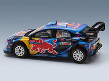 Ford Puma Rally1 M-Sport Ford World Rally Team No. 8 Ott Tänak Martin Järveoja Winner Rally Chile 2023 Spark Model 1:43 - rear three-quarter view