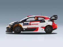 Toyota Yaris GR Hybrid Rally1 Team Toyota Gazoo Racing WRT No. 33 Elfyn Evans Scott Martin Winner Rally Finland 2023 Spark Model 1:43 - side view