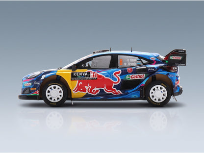 Ford Puma Rally1 Team Ford World Rally M-Sport No. 8 Ott Tänak Martin Järveoja 6th Rally Safari 2023 Spark Model 1:43 scale model - side view
